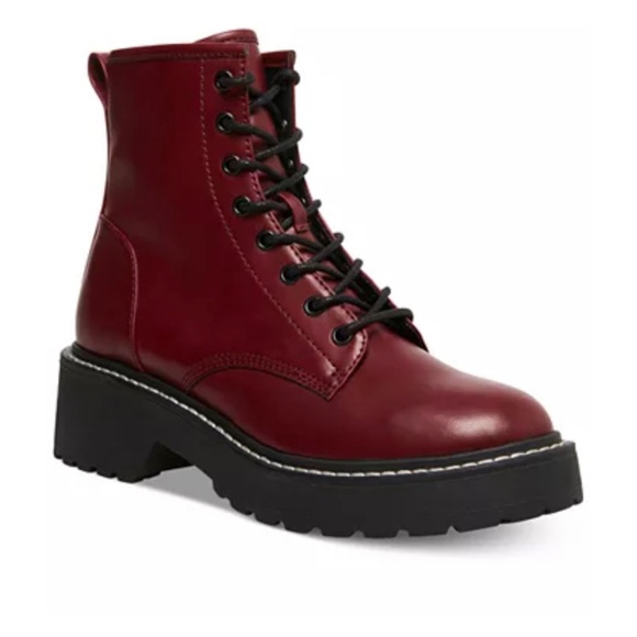 Madden Girl Shoes - Madden Girl Cara Lace-up Combat Boots